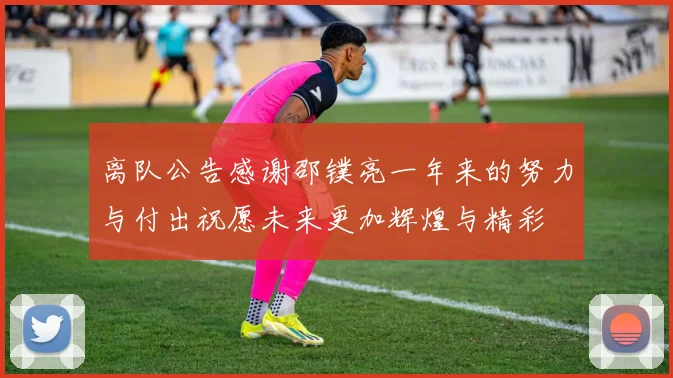 离队公告感谢邵镤亮一年来的努力与付出祝愿未来更加辉煌与精彩