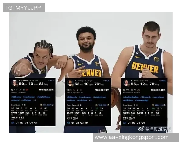 掘金三位球员本赛季齐发力约基奇穆雷戈登各自狂砍50分以上
